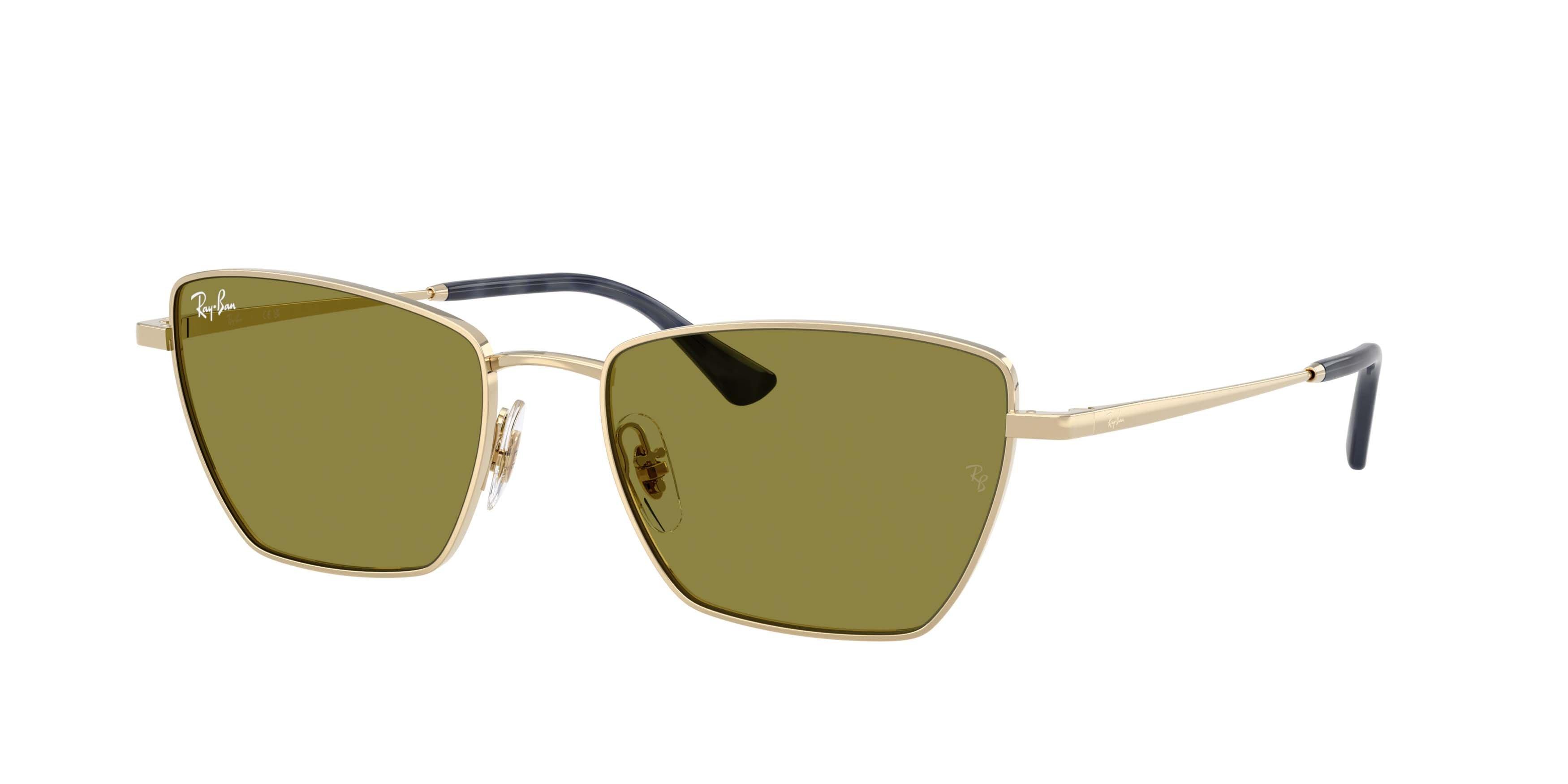 Ray-Ban Drea Bio-Based Green Sunglasses – Polished Pale Gold